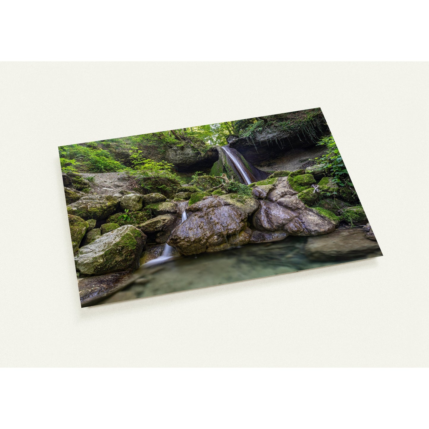 Schwarzenbach Waterfall Greeting Card Set with 10 Cards (2-Sided, with Envelopes)