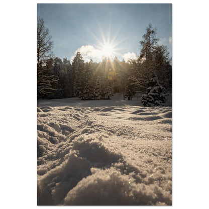Winter idyll - Premium Poster