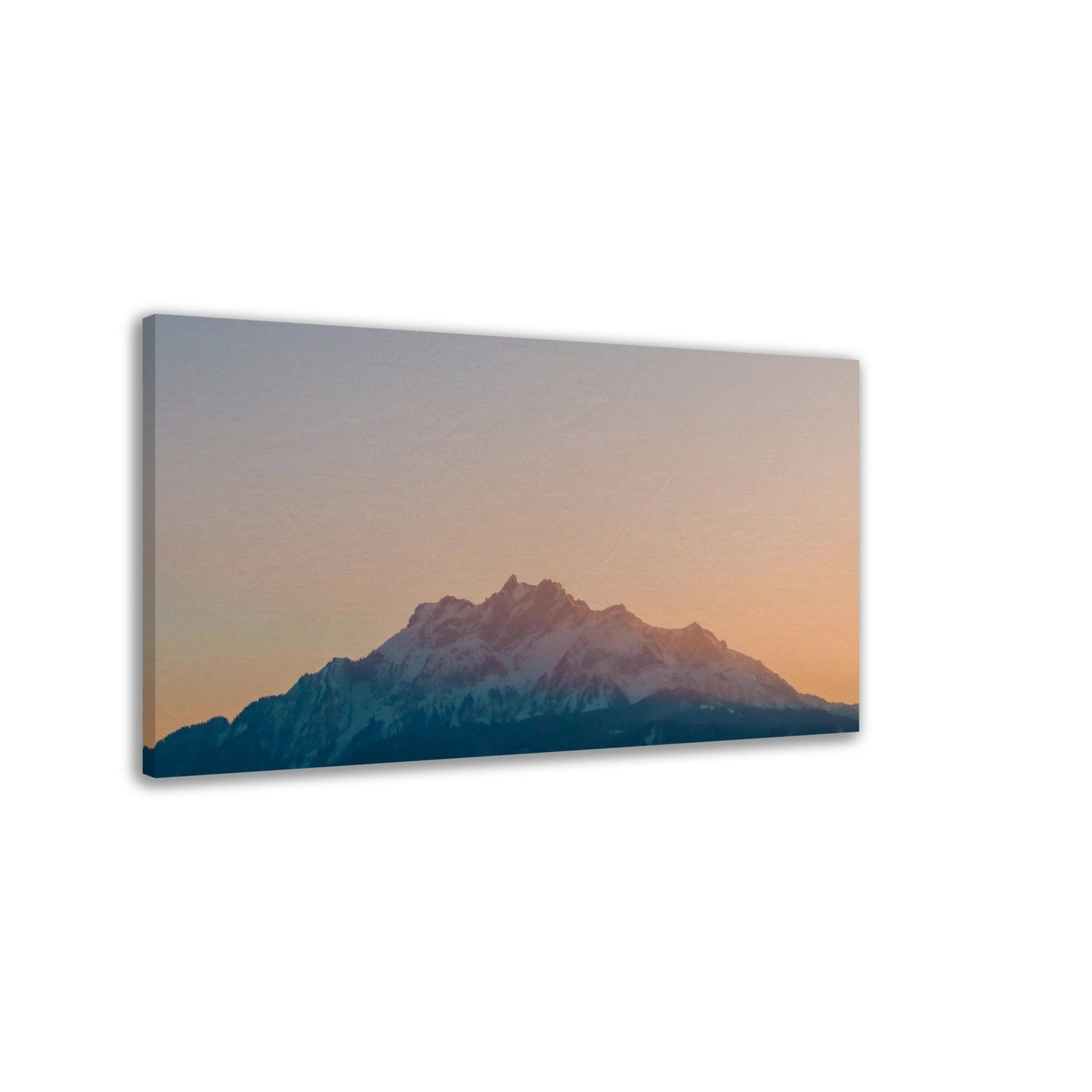 Swiss Alpine magic: Pilatus at sunset - canvas