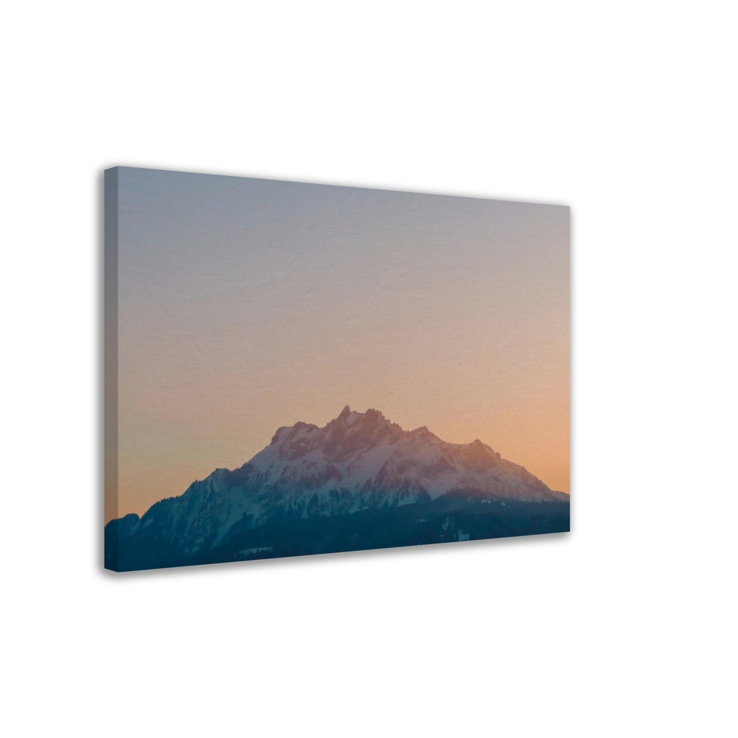 Swiss Alpine magic: Pilatus at sunset - canvas