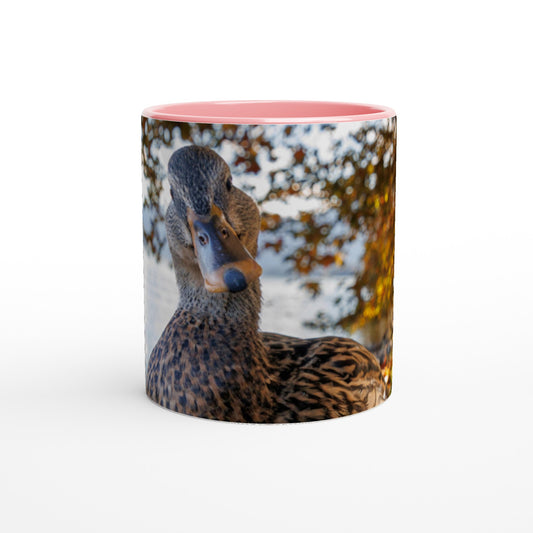 Herbstliche Ente Keramiktasse - Verschiedene Farben