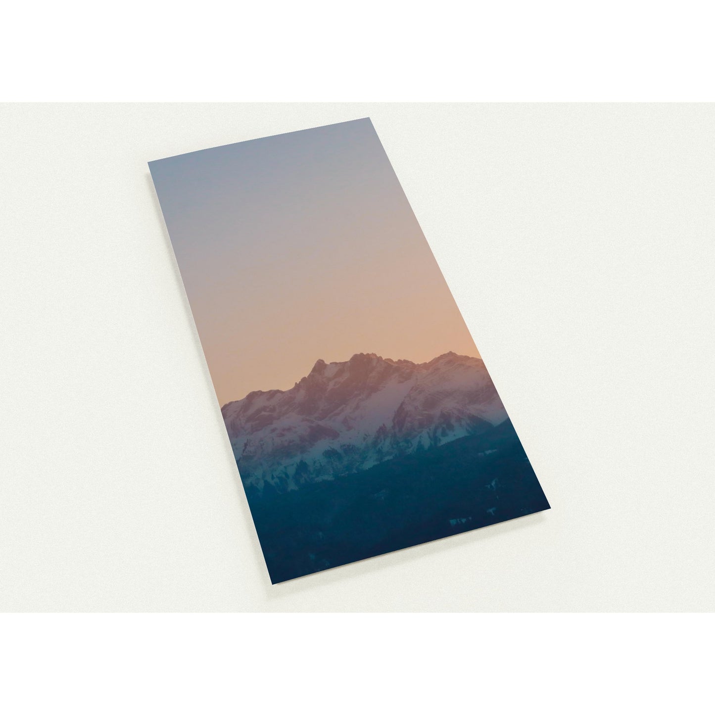 Swiss Alpine magic: Pilatus at sunset greeting card set with 10 cards (2-sided, with envelopes)