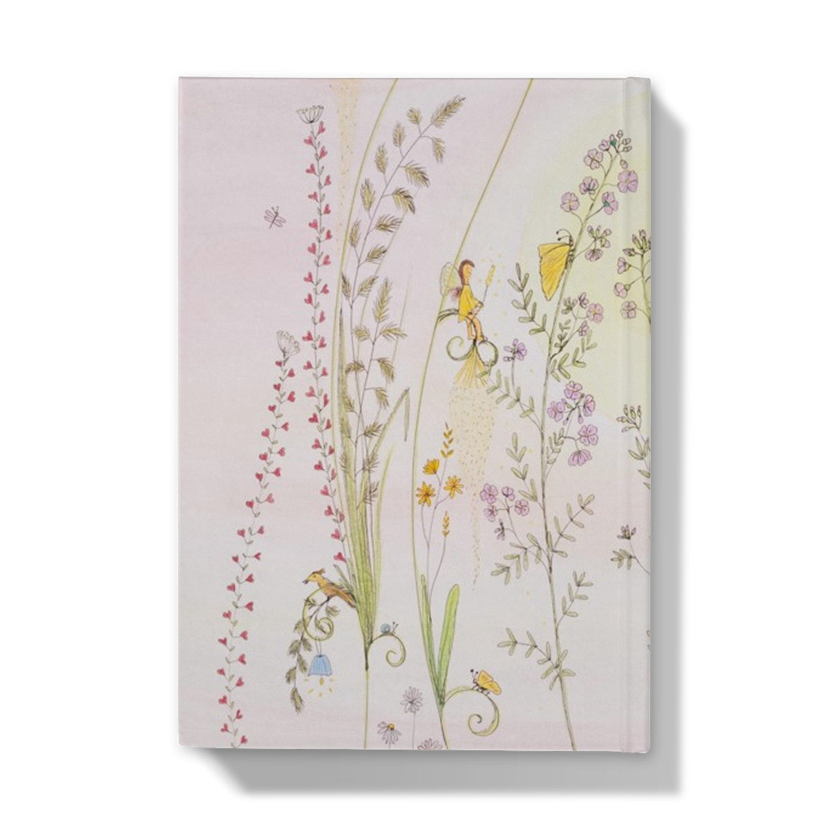delicate pink hardcover notebook