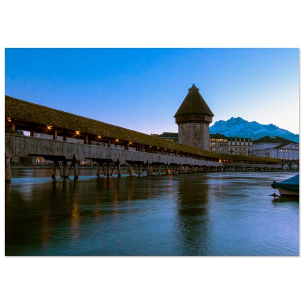 Kapellbrücke Luzern Premium Poster