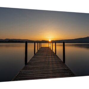 Sonnenaufgang am Zugersee - Leinwand