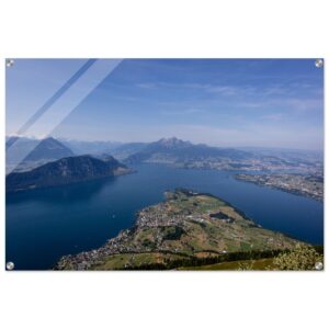 Zentralschweiz: Atemberaubender Ausblick über den Vierwaldstättersee von der Rigi