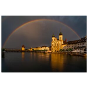 Regenbogen Luzern - Premium Poster